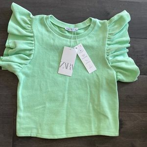 Zara Ruffled top size S